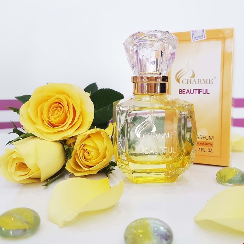 Dòng sản phẩm cao cấp Charme Beautiful với mùi hương riêng biệt.