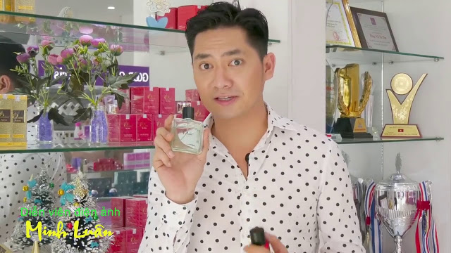 Diễn viên Minh Luân với nước hoa Charme