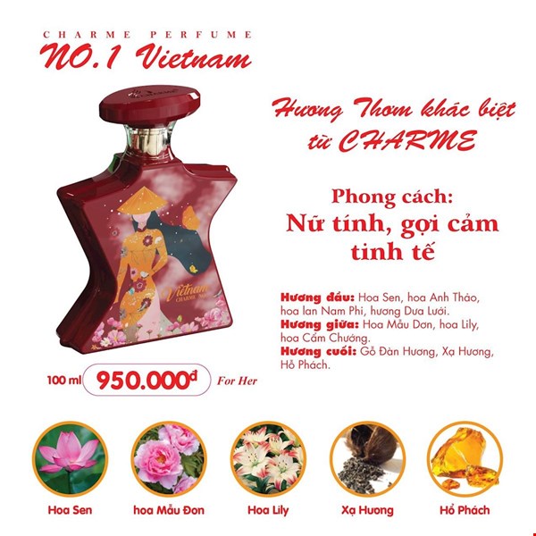  Charme No.1 Việt Nam 10ml